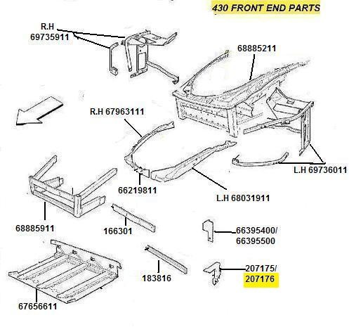 207176 (16) R.H BRACKET FOR BUMPER FIXING (Pattern)