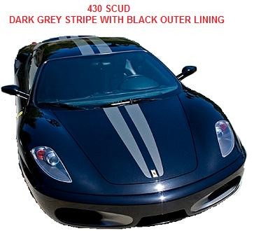 SCUDERIA STRIPE GREY AND BLACK (Pattern)