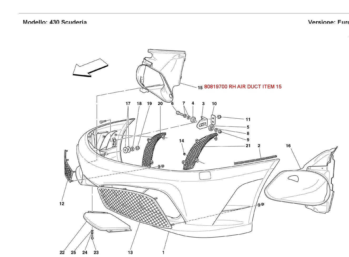 R.H. AIR INLET