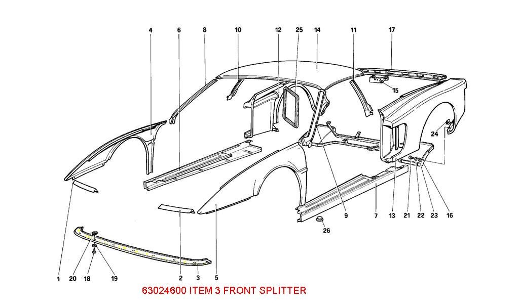 [63024600P] Front Spoiler (Pattern)