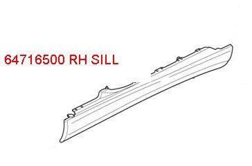 [64716500] Sill Cover (Pattern)