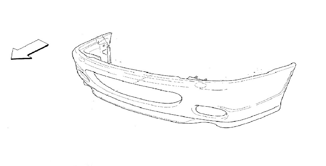 575M FRONT BUMPER (Pattern) 66082010 