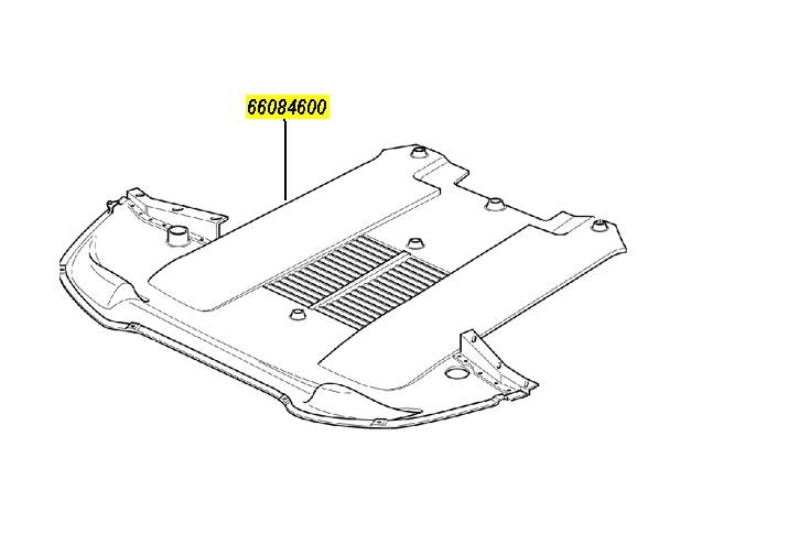 [66084600] FRONT UNDERTRAY (Pattern)