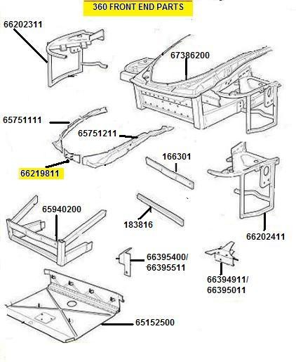 [66219811] TRUNK COMPARTMENT UPPER MOULDING (Pattern)