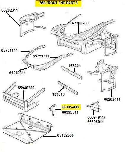 66395400 L.H BRACKET (PATTERN)