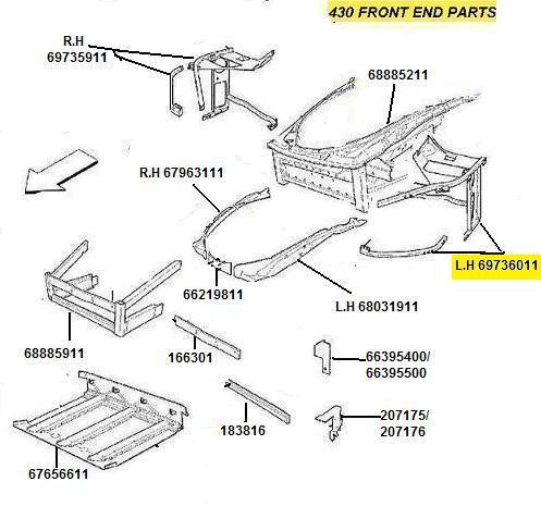 [69736011] L.H FRONT SIDE FRAME (Pattern)