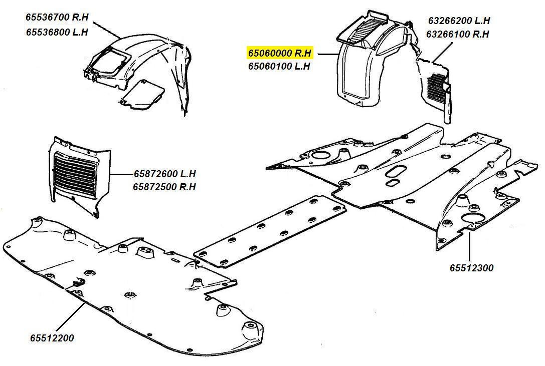 [66205200P] 360 CHALLENGE R.H REAR WHEELHOUSE  (Pattern)