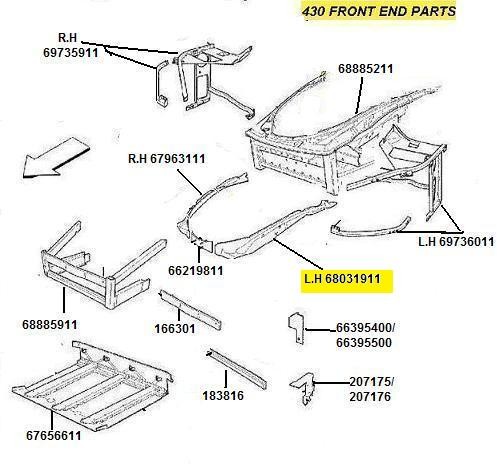 [68031911] L.H FENDER SUPPORT WALL (Pattern)