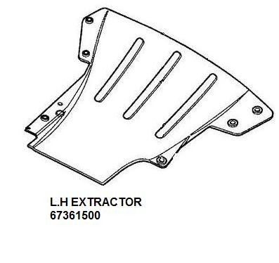 67361500 L.H. EXTRACTOR (PATTERN)