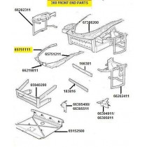 [65751111] E) R.H FENDER SUPPORT WALL (Pattern)