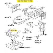 [65940200] B) Complete Front Frame (Pattern)