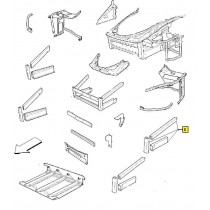 [68885800] 5) COMPLETE L.H FRONT LATERAL FRAME (Pattern)