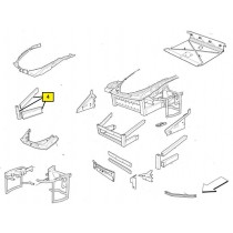 [65940300] COMPLETE R.H. FRONT LATERAL FRAME (Pattern)