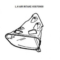 [65870900] L.H AIR INTAKE (Pattern)