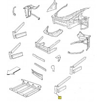 [206242] 7) L.H FRONT BUMPER PILLAR (Pattern)