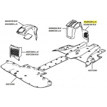 [63266200] L.H REAR LATERAL GRAVEL GUARD  (Pattern)