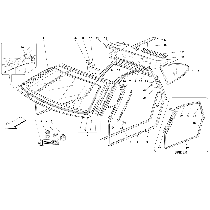 [64426800] 355 FRONT WINDSCREEN (Pattern)