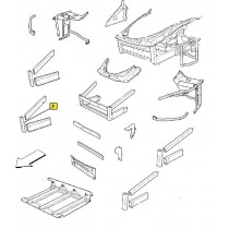 [206243] 6) R.H FRONT BUMPER PILLAR (Pattern)