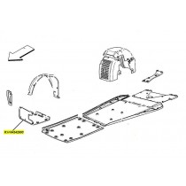 [64242900] B) R.H LOWER FRONT GRAVEL GUARD  (Pattern)