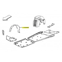 [65260600] D) L.H. FRONT WHEELHOUSE GRAVEL GUARD  (Pattern)